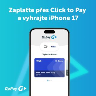 🎉 Zaplať a vyhraj iPhone! 🎉 Nakupujte na Hikstore.cz a zaplaťte kartou přes GoPay Click to Pay – a automaticky se zařadíte...